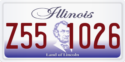 IL license plate Z551026