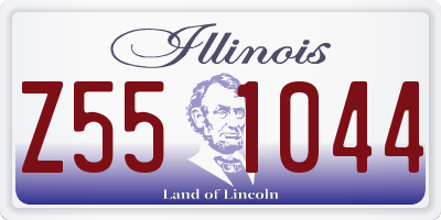 IL license plate Z551044