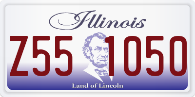 IL license plate Z551050