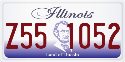 IL license plate Z551052