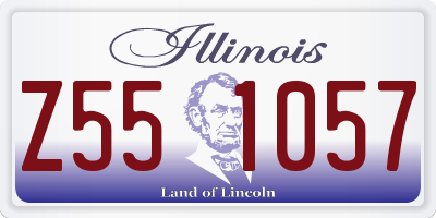 IL license plate Z551057