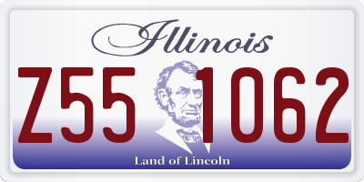 IL license plate Z551062