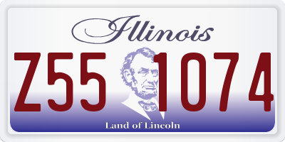 IL license plate Z551074