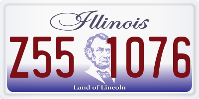IL license plate Z551076