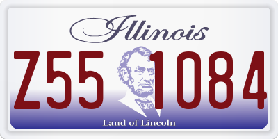 IL license plate Z551084