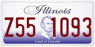IL license plate Z551093