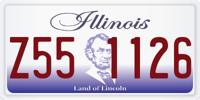 IL license plate Z551126