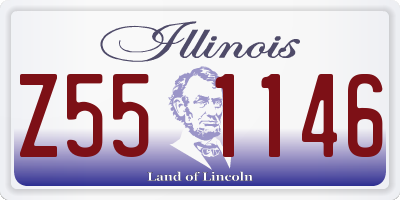IL license plate Z551146
