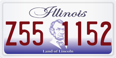 IL license plate Z551152