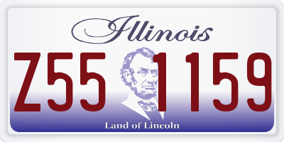 IL license plate Z551159