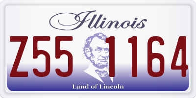 IL license plate Z551164