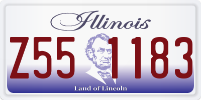 IL license plate Z551183