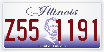 IL license plate Z551191