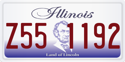 IL license plate Z551192