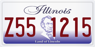 IL license plate Z551215