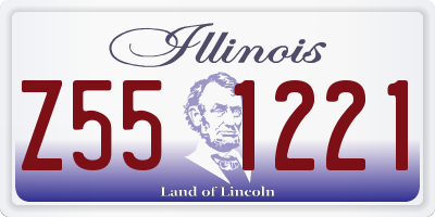 IL license plate Z551221