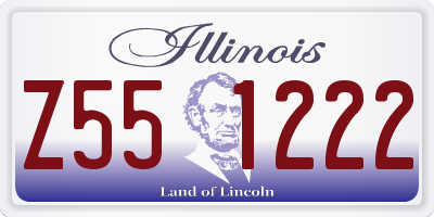 IL license plate Z551222