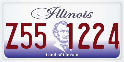 IL license plate Z551224