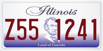 IL license plate Z551241