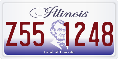 IL license plate Z551248