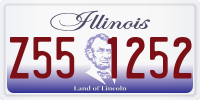 IL license plate Z551252
