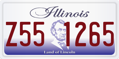 IL license plate Z551265