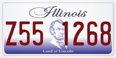 IL license plate Z551268