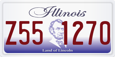 IL license plate Z551270