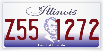 IL license plate Z551272