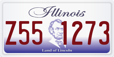 IL license plate Z551273