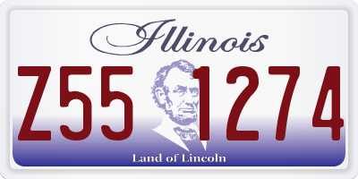 IL license plate Z551274