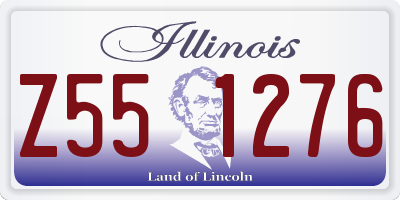 IL license plate Z551276