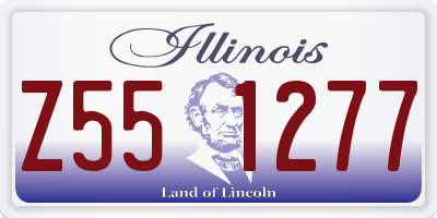 IL license plate Z551277