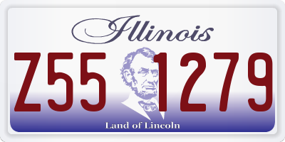 IL license plate Z551279