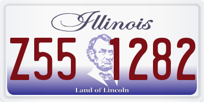 IL license plate Z551282