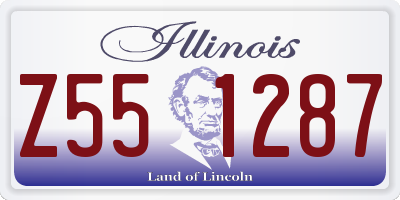 IL license plate Z551287