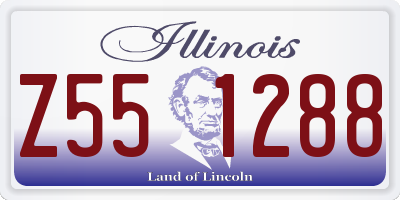 IL license plate Z551288