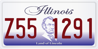 IL license plate Z551291