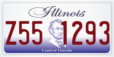 IL license plate Z551293