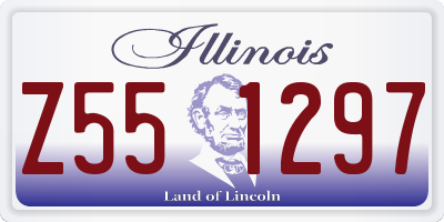 IL license plate Z551297