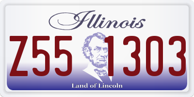 IL license plate Z551303