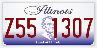 IL license plate Z551307