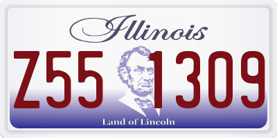IL license plate Z551309