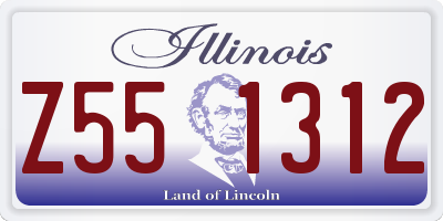IL license plate Z551312