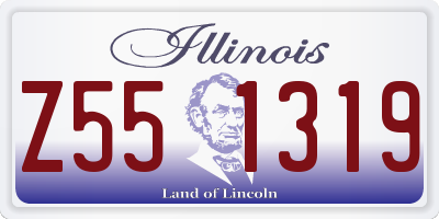IL license plate Z551319