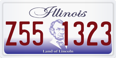 IL license plate Z551323