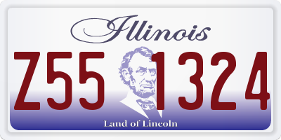 IL license plate Z551324