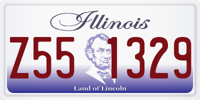 IL license plate Z551329