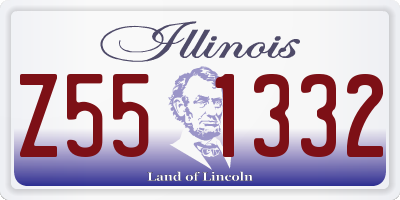 IL license plate Z551332
