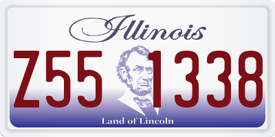 IL license plate Z551338
